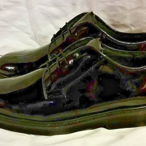 sz7W FAPSS 77 SECURITY UNIFORM HIGH GLOSS BLACK DRESS MENS CORFAM SHOES IH 00159 main image 11